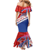 Basketball Fan Jersey Croatian Family Matching Mermaid Dress and Hawaiian Shirt Hrvatska-The Chequered Ones - Wonder Print Shop