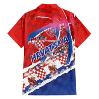Basketball Fan Jersey Croatian Family Matching Short Sleeve Bodycon Dress and Hawaiian Shirt Hrvatska-The Chequered Ones - Wonder Print Shop