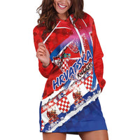 Basketball Fan Jersey Croatian Hoodie Dress Hrvatska-The Chequered Ones - Wonder Print Shop