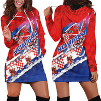 Basketball Fan Jersey Croatian Hoodie Dress Hrvatska-The Chequered Ones - Wonder Print Shop