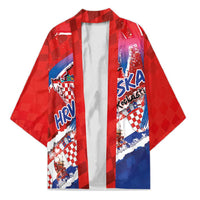 Basketball Fan Jersey Croatian Kimono Hrvatska-The Chequered Ones - Wonder Print Shop
