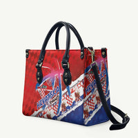 Basketball Fan Jersey Croatian Leather Bag Hrvatska-The Chequered Ones - Wonder Print Shop