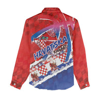 Basketball Fan Jersey Croatian Women Casual Shirt Hrvatska-The Chequered Ones - Wonder Print Shop