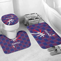 Basketball Fan Jersey French Bathroom Set Paris Architectural Heritage Checkered Style - Wonder Print Shop