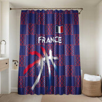 Basketball Fan Jersey French Bathroom Set Paris Architectural Heritage Checkered Style - Wonder Print Shop