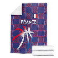 Basketball Fan Jersey French Blanket Paris Architectural Heritage Checkered Style - Wonder Print Shop