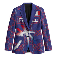 Custom Basketball Fan Jersey French Blazer Paris Architectural Heritage Checkered Style - Wonder Print Shop