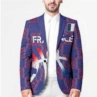Custom Basketball Fan Jersey French Blazer Paris Architectural Heritage Checkered Style - Wonder Print Shop