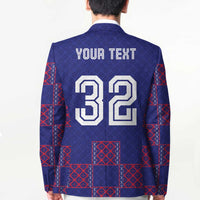 Custom Basketball Fan Jersey French Blazer Paris Architectural Heritage Checkered Style - Wonder Print Shop