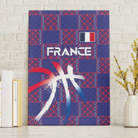 Basketball Fan Jersey French Canvas Wall Art Paris Architectural Heritage Checkered Style - Wonder Print Shop