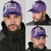 Basketball Fan Jersey French Classic Cap Paris Architectural Heritage Checkered Style - Wonder Print Shop