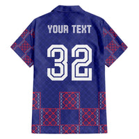 Custom Basketball Fan Jersey French Family Matching Summer Maxi Dress and Hawaiian Shirt Paris Architectural Heritage Checkered Style - Wonder Print Shop