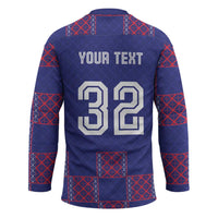 Custom Basketball Fan Jersey French Hockey Jersey Paris Architectural Heritage Checkered Style - Wonder Print Shop