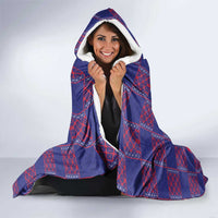 Basketball Fan Jersey French Hooded Blanket Paris Architectural Heritage Checkered Style - Wonder Print Shop