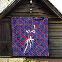Basketball Fan Jersey French Quilt Paris Architectural Heritage Checkered Style - Wonder Print Shop