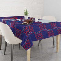 Basketball Fan Jersey French Tablecloth Paris Architectural Heritage Checkered Style - Wonder Print Shop