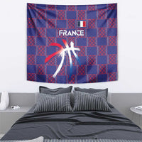 Basketball Fan Jersey French Tapestry Paris Architectural Heritage Checkered Style - Wonder Print Shop