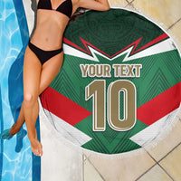 Custom Mexico Football Beach Blanket El Tricolor 2024 - Wonder Print Shop