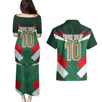 Custom Mexico Football Couples Matching Puletasi and Hawaiian Shirt El Tricolor 2024 - Wonder Print Shop