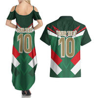 Custom Mexico Football Couples Matching Summer Maxi Dress and Hawaiian Shirt El Tricolor 2024 - Wonder Print Shop