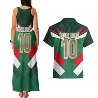 Custom Mexico Football Couples Matching Tank Maxi Dress and Hawaiian Shirt El Tricolor 2024 - Wonder Print Shop