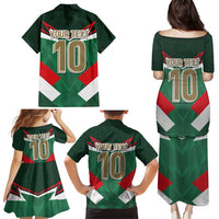 Custom Mexico Football Family Matching Puletasi and Hawaiian Shirt El Tricolor 2024 - Wonder Print Shop