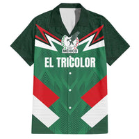 Custom Mexico Football Family Matching Short Sleeve Bodycon Dress and Hawaiian Shirt El Tricolor 2024 - Wonder Print Shop