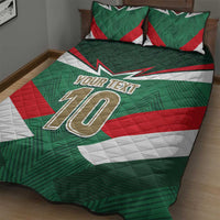 Custom Mexico Football Quilt Bed Set El Tricolor 2024 - Wonder Print Shop