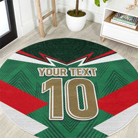 Custom Mexico Football Round Carpet El Tricolor 2024