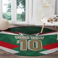Custom Mexico Football Round Carpet El Tricolor 2024