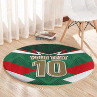 Custom Mexico Football Round Carpet El Tricolor 2024