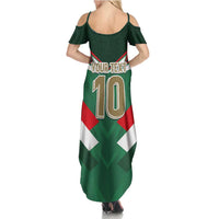 Custom Mexico Football Summer Maxi Dress El Tricolor 2024 - Wonder Print Shop
