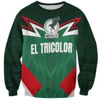Custom Mexico Football Sweatshirt El Tricolor 2024 - Wonder Print Shop