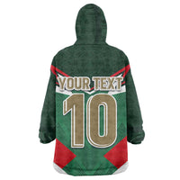 Custom Mexico Football Wearable Blanket Hoodie El Tricolor 2024 - Wonder Print Shop