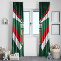 Custom Mexico Football Window Curtain El Tricolor 2024 - Wonder Print Shop