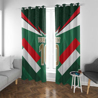 Custom Mexico Football Window Curtain El Tricolor 2024 - Wonder Print Shop