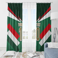 Custom Mexico Football Window Curtain El Tricolor 2024 - Wonder Print Shop