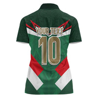 Custom Mexico Football Women Polo Shirt El Tricolor 2024 - Wonder Print Shop