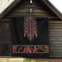 Traditional Romanian Costume - Costum Popular Quilt Traditional Romanian Motif and Folk Floral Embroidery Style - Wonder Print Shop