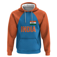 Custom India Cricket Mix Paisley Pattern Hoodie - Wonder Print Shop
