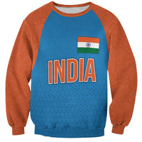 Custom India Cricket Mix Paisley Pattern Sweatshirt - Wonder Print Shop