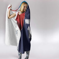 Custom USA Cricket Hooded Blanket With Flag Style