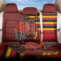 Basketball Fan Jersey Germany Back Car Seat Cover Die Mannschaft 2025 - Wonder Print Shop
