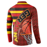 Basketball Fan Jersey Germany Button Sweatshirt Die Mannschaft 2025 - Wonder Print Shop