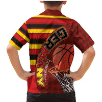 Basketball Fan Jersey Germany Family Matching Mermaid Dress and Hawaiian Shirt Die Mannschaft 2025 - Wonder Print Shop
