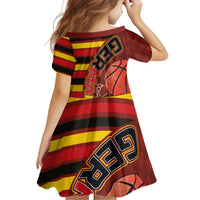 Basketball Fan Jersey Germany Family Matching Mermaid Dress and Hawaiian Shirt Die Mannschaft 2025 - Wonder Print Shop