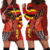 Basketball Fan Jersey Germany Hoodie Dress Die Mannschaft 2025 - Wonder Print Shop