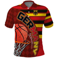 Basketball Fan Jersey Germany Polo Shirt Die Mannschaft 2025 - Wonder Print Shop