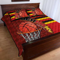 Basketball Fan Jersey Germany Quilt Bed Set Die Mannschaft 2025 - Wonder Print Shop