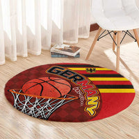 Basketball Fan Jersey Germany Round Carpet Die Mannschaft 2025 - Wonder Print Shop